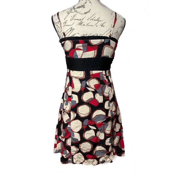 Dan Chau Fit Flare Spaghetti Strap Summer Dress Size S Multicolor - Picture 2 of 5